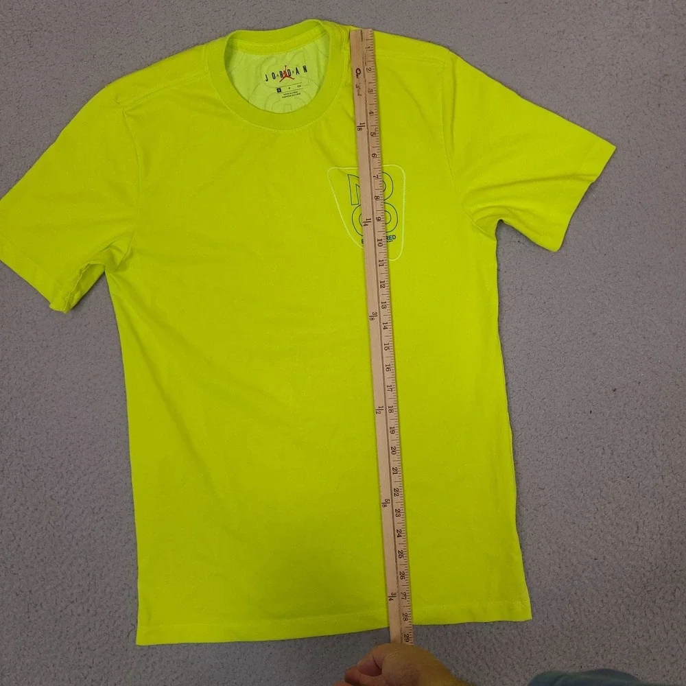 Air Jordan 23 Engineered Shirt Mens Small Flourescent Hi Viz Jumpman‎ Flight